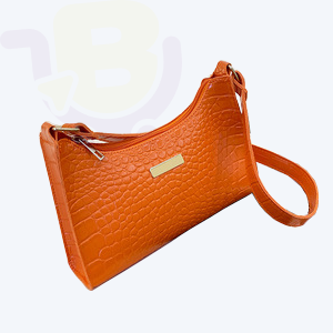 Curved Style Stylish Hand Bag